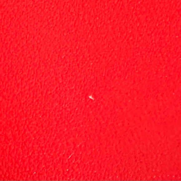 La Terra Vegan Leather Shoulder Medium Size Red Handbag Zipper and Snap Closure - Picture 11 of 16